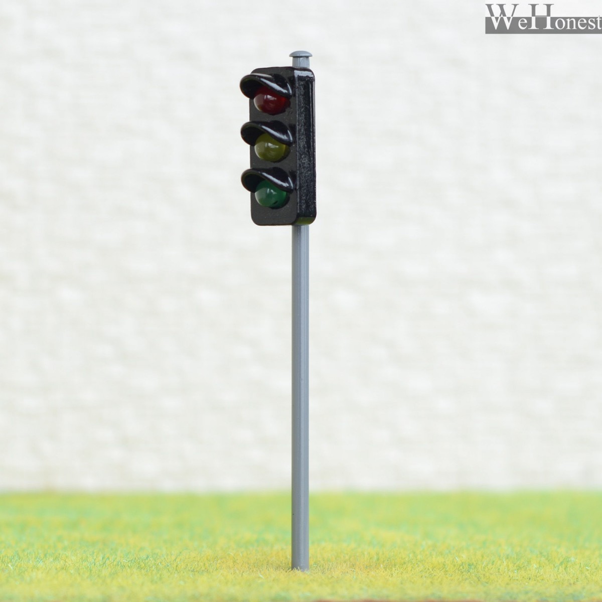 1 x  traffic  signal light O scale  model railroad crossing walk led lamp #GR3 (WeHonest)